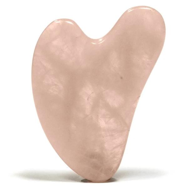 Gua Sha Massagestein Rosenquarz – Selbstliebe & Harmonie